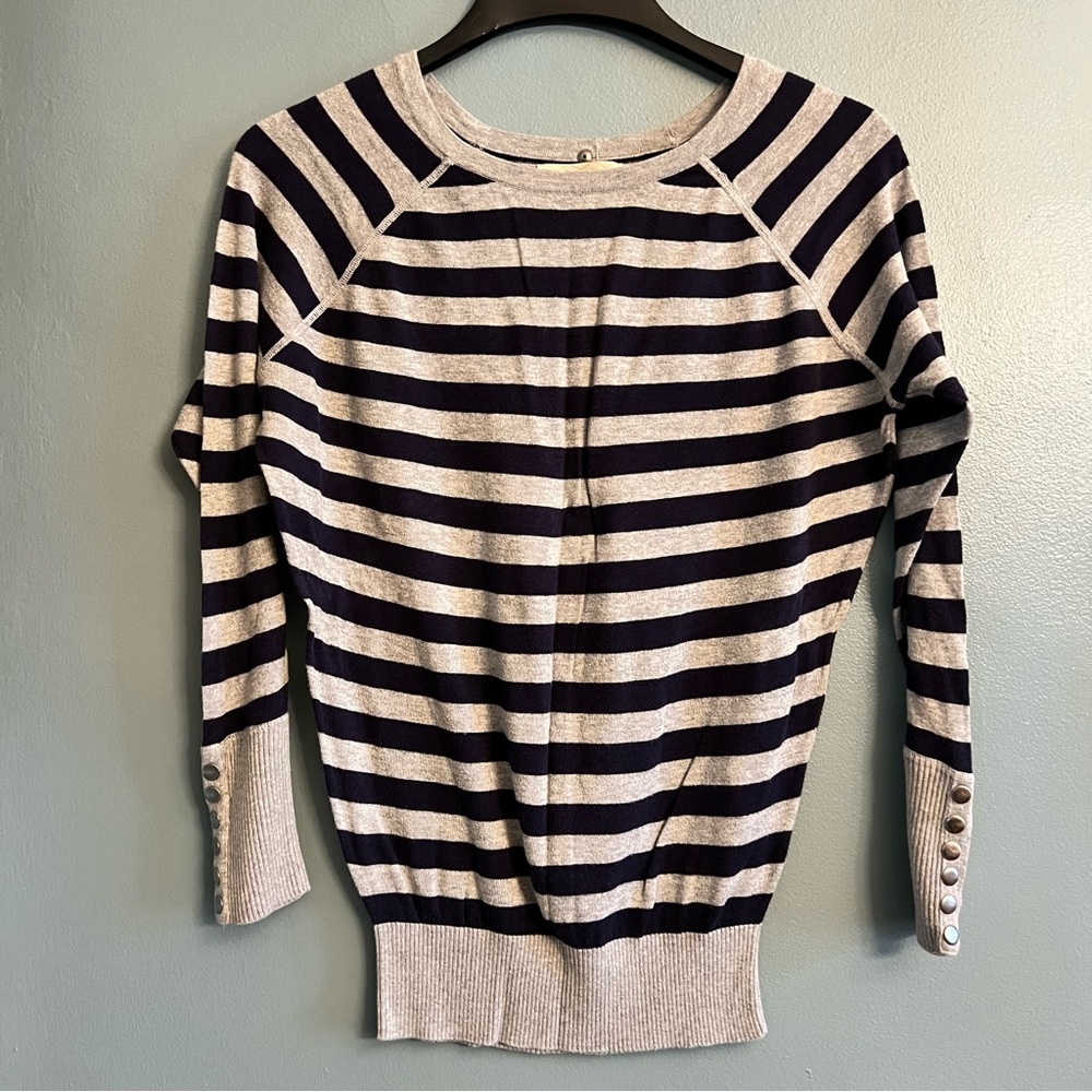 Ruby Moon Striped Sweater, Size S